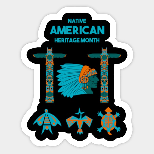 National Native American Heritage Month Sticker by Oiyo